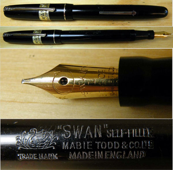 Stylo Plume Vintage Swan Calligraph - Occasion En Bon état, Fabriqué Au Royaume-Uni